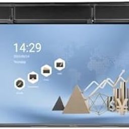 Studynlearn Ultra 4K HD Interactive Flat Panel with Camera Android 14.0 Multitouch Screen Display 8 GB RAM | 128 GB ROM 15W-2 Speaker| USB, VGA, Display Ports |K12 Digital Content with AI(75,Inches)-24
