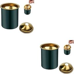 HASTHIP® Tray Stainless Steel Ashtray for Car, Home and Office, 3.9 inches (Pack of 2)-image-26