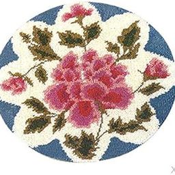 CLUB BOLLYWOOD The Style Sutra 2 Sets Flower Latch Hook Kits for Adults Carpet Cushion Embroidery Crafts|Crafts | Needlecrafts & Yarn | Rug Making | Latch Hooking-picture-10