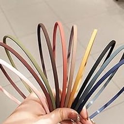 Korean Stylish Matte Multicolor Hair Band Non-Slip Hair Comb Hair Accessories For Girls And Women Pack of 12 Pcs-picture-22