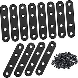 ARTISOUL® 12X Flat Mending Plates Hardware Straight Brackets for Table Repairing Shelf | Home Improvement | Building & Hardware | Nails Screws & Fasteners | Braces & Brackets-image-73