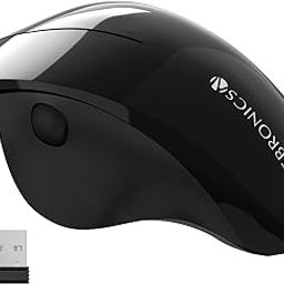 ZEBRONICS Dolphin Silent Wireless Mouse, Dual Mode Bluetooth, 2.4GHz, 1200 DPI, 3 Buttons, USB Nano Receiver, Thumb Scroll Wheel, Glossy Finish and Ergonomic Design (Black)-29