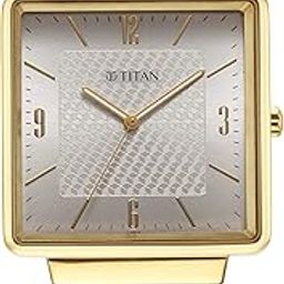 Karishma Silver Dial Leather Analog Watch for Men-NR10005YL01-15