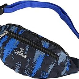 Waist Bag / Fanny Pack / Chest Bag / Pouch / Stylish Travel / Multipurpose / Hiking / Cycling, Running, Hiking Bag / Adjustable Strap for Men, Women & Kids (Camo Blue)-picture-7
