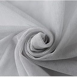 BK Mart Women's Net Fabric Cloth Net for Decoration and Craft (35-Darkgrey_5 MTR)-image-4