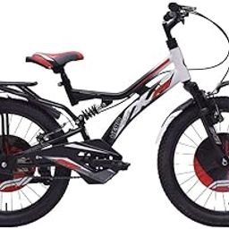 Hero F11 20T Bicycle for Kids | Dual Suspension | V Brake | Single Speed | Easy Self Assembly | Ideal for Kids 5 to 8 Years (White-Black)-image-83