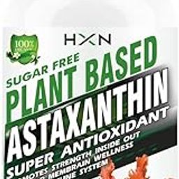 HXN Astaxanthin Supplement 6mg From Veg Source & Grape Seed Extract Powder As Antioxidant, Immunity, Eye & Skin Health Nutrition- 60 Tablets (No Capsule Pack1)-image-55