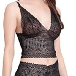 See Through Lingerie for Women – Sheer Lace Mesh Bra & Panty Set, Transparent Erotic Nightwear, Black See-Through Babydoll Lingerie – Sultry Bedroom Intimate Wear-image-11