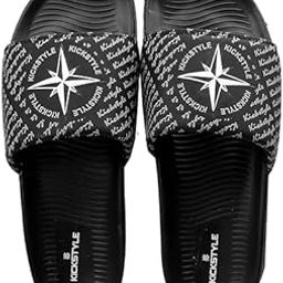 Men's Streetwear Sliders | Extra Soft Doctor Recommended Chappals | Stylish Designer Textured Sole | Lightweight Comfortable Slip-On Slippers KS_2001-image-1