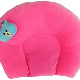 New Born Baby Soft Neck Support Pillow with Mustard Seeds (New Born 0-9 Months Age Group)(Pack of 1) (Pink, Velvet)-picture-26