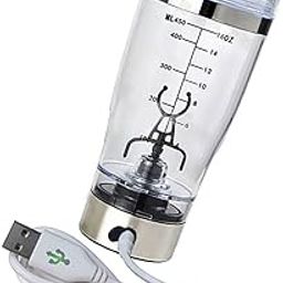 VELURA USB Rechargeable Shaker Bottle and Vortex hand Mixer Electric Mug|1 Piece of Milk Pitcher|Blenders (Countertop)| Kitchen, Dining & Bar-image-49