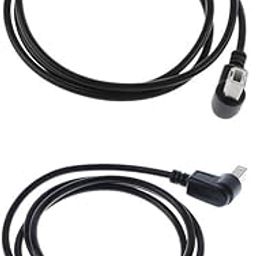 EN-VOLANT 90° UP&Right Angle USB2.0 Male to USB-B Charge Adapter Cable for Printer-16