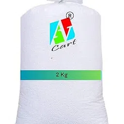 AV CART High Density Beans for Bean Bag Super White Pack for Bean Bag Filler & Refiller Filling Bean Bag Filler Bean Bag Refill Bean Balls for Bean Bag Chair Bean Bag Sofa Filler (2 Kg) Bean Filler-image-3
