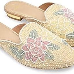 by Regal Women Hand Embroidered Mules-image-54