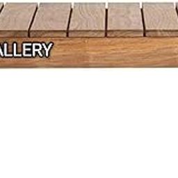 HEEBA GALLERY Wooden Single Step Stool for Kitchen Seating Stool Potty Training Stool Portable Sturdy Bedside Safe Step Stool for High Beds Kids Adults 110 Kg Bearing Capacity Natural Brown || HG-SS01-image-54