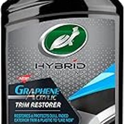 Turtle Wax Hybrid Solutions Graphene Acrylic Car Black Trim Restorer, 296ml, Pack of 1, Brings Dull, Faded Exterior Car Plastic Back to Life Permanently, Protects From Future Damage-12