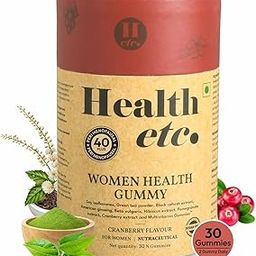 Health etc. Perimenopausal Gummies for 40+ Women | Cranberry Extract, Black Cohosh, Soy Isoflavones & Ginseng | Vegan, Sugar Free, Gelatin Free | 30 Gummies-image-7