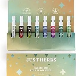 Just Herbs EDP Perfumes Trial Set of 8 x 3ml Long Lasting Pocket Perfume Fragrances for Men and Women (Fresh & Woody)-1