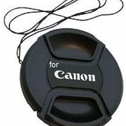 SHOPEE Branded 58Mm Replacement Front Lens Cap for Canon 5D/650D/ 1100D/ 600D/700D/1200D/1300D with 18-55Mm&55-250Mm Lens,Black-16