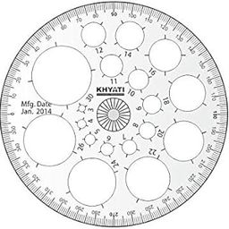 Pro Circle-Small (Set Of 10) By Anmol Art&Frames,White-23