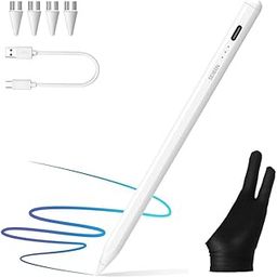 Seiben Universal Active Stylus Pen for iOS and Android Tablet/Phone, Universal Stylus Pen compatilbe with All Models of Phones/Tablets. Free Glove White. Not Compatible with Xiaomi Tablets-25
