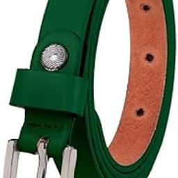 Women's Leather Belt (Formal/Casual) (Colour Green) Buckle Adjustable Size Genuine Original Leather (GREEN4114)-image-72