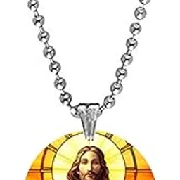 afh My Lord Jesus Christ Acrylic Pendant with Bead Chain | Christian Jewelry-picture-41