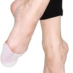 Cyrox Silicone Foot Fingers Toe Protector Socks Pads | Finger Protector Point Toe Cap Cover Soft Pads Protectors Shoes Feet Care for Man Woman-picture-47