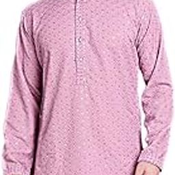 Chikankari Embroidered and Sequence Kurta for Men-image-19