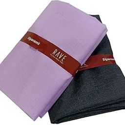 Men's Plain Shirt and Trouser Unstitched Fabric Set -Gift Pack (Multicolour_Free Size)-picture-46