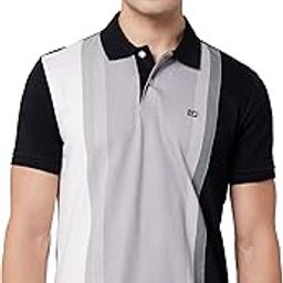 arrow Men's Striped Classic Fit Polo Shirt-picture-3