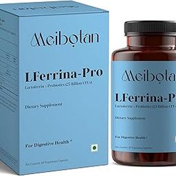 Meibotan lactoferrin supplement with Probiotics For Men & Women - Stimulates the immune system, Regulates iron metabolism, Digestion, Immunity Support- 60 Veg Capsules-6