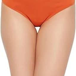 Women's Cotton Low Waist Thong Panty in Orange-13