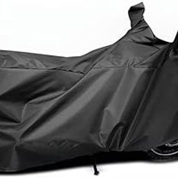 Auto Hub Waterproof Bike Cover Compatible with RE Meteor 350 with Carry Bag, Coated, Dustproof, UV Protection, Bike Cover, (Zed Black)-72