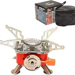 CRENTILA Foldable Gas Stove Portable Mini Burner With Windproof Design Powerful Gas Stove Suitable For Cooking Gas Burners Outdoor Backpack Hiking, Camping, Picnic-image-96