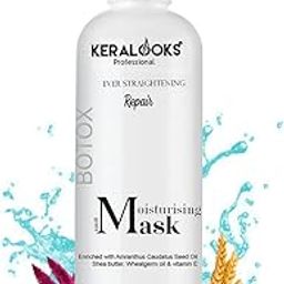 Keralooks Professional® Moisturizing BTX Hair Mask – Frizz Control, Smooth & Straight Effect – Deep Conditioning Treatment for Soft, Silky, and Shiny Hair – 500ml Salon-Quality Hair Care for All Hair-image-47