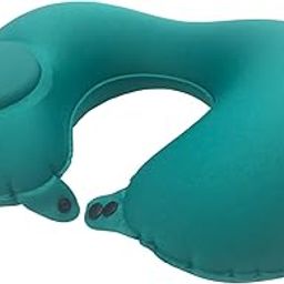 AREO Automatic Air Inflatable U-Shape Travel Pillow, Inflatable Travel Neck Pillow U-Shape Headrest Support for Office Train Car Airplane (AREO Neck Pillow 1 PC Any Colour Randomly Sent R0120)-33