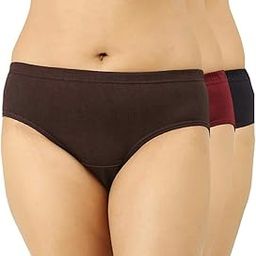 Womens Panty Cotton Printed Panty Brief (Pack of 3)-image-15