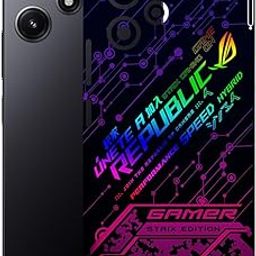 AtOdds - Poco M6 PRO (5G) Mobile Back Skin Sticker - Lamination - Rear Screen Guard Protector Film Wrap (Coverage - Back+Camera+Sides) (Design - Gamer)-image-60