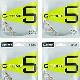 Gosen G-Tone 5 Badminton String White 0.65mm (Pack of 4) - Made in Japan-21