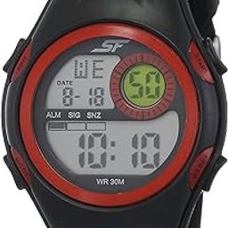 Digital Grey Round Dial Men's Sport Watch-NN77072PP03-18