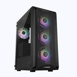 Assembled Desktop Ryzen 5 5600G,B450M Motherboard,8Gb Ram,256Gb Ssd Nvme,4 Rgb Fan Cabinet,1Tb Hard Disk,Wifi,Windows 10,AMD,Black-23