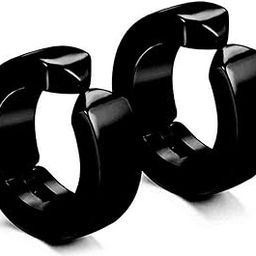 Black Non-Piercing Unisex Earring For Men Women-image-62