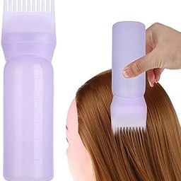 Krizkey 1Pc's Hair Dye Bottle Brush Shampoo Hair Colour Oil Comb Applicator Tool Root Comb Applicator Bottle.(Pack of 01)-image-43