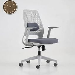 NEWTURN Cosmos Mid-Back Mesh Ergonomic revolving(pre-Assembled) Work from Home/Office/Mesh/WFH/Desk/Computer Chair with Adjustable Lumbar Support/Slider Handles & 2 Yrs Parts Replc. Wrty (White)-15