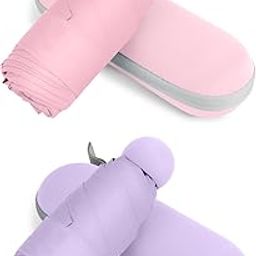 Compact Travel Umbrella, Small Pocket Mini Umbrella for Purse Wallet, UV Sun Rain Umbrellas for Backpack, Portable Folding Umbrellas for Women Kids-image-36