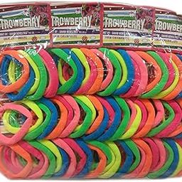 Pack of 36 Pcs Colourful Rubber Hair Bands, Assorted Vibrant Colours set of Girls Women Ladies for Hair Accessories-image-45