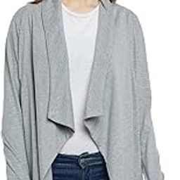 Grey Color Cotton Blend Waterfall Shrug for Women(HYPW01867)-19