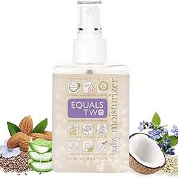 EQUALSTWO Baby Moisturizer, 200ml, 100% Natural Coconut based Daily Baby Skin Care Body Lotion for Nourishing Skin, All Skin Types, PH 5.5, Dermatalogically Tested, No Parabens No Sulphates, Pack 1-image-77
