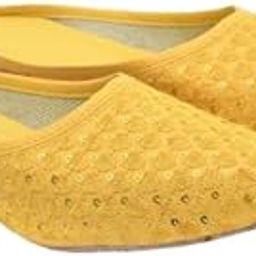 Women's Rajasthani Mojari-Jutti Ethnic Footwear-image-48